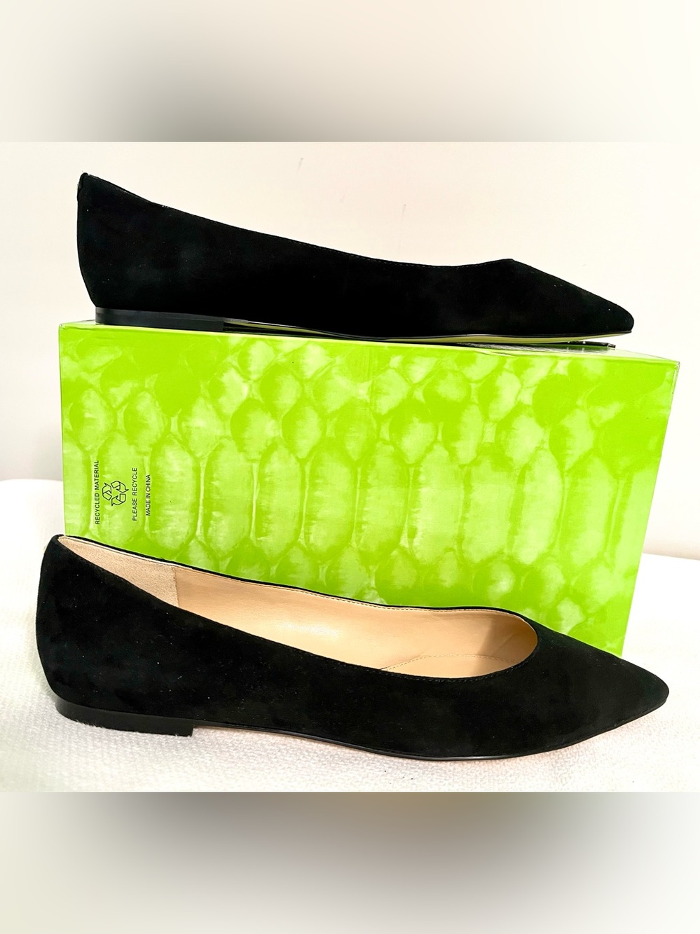 Sam Edelman black suede skimmer flat